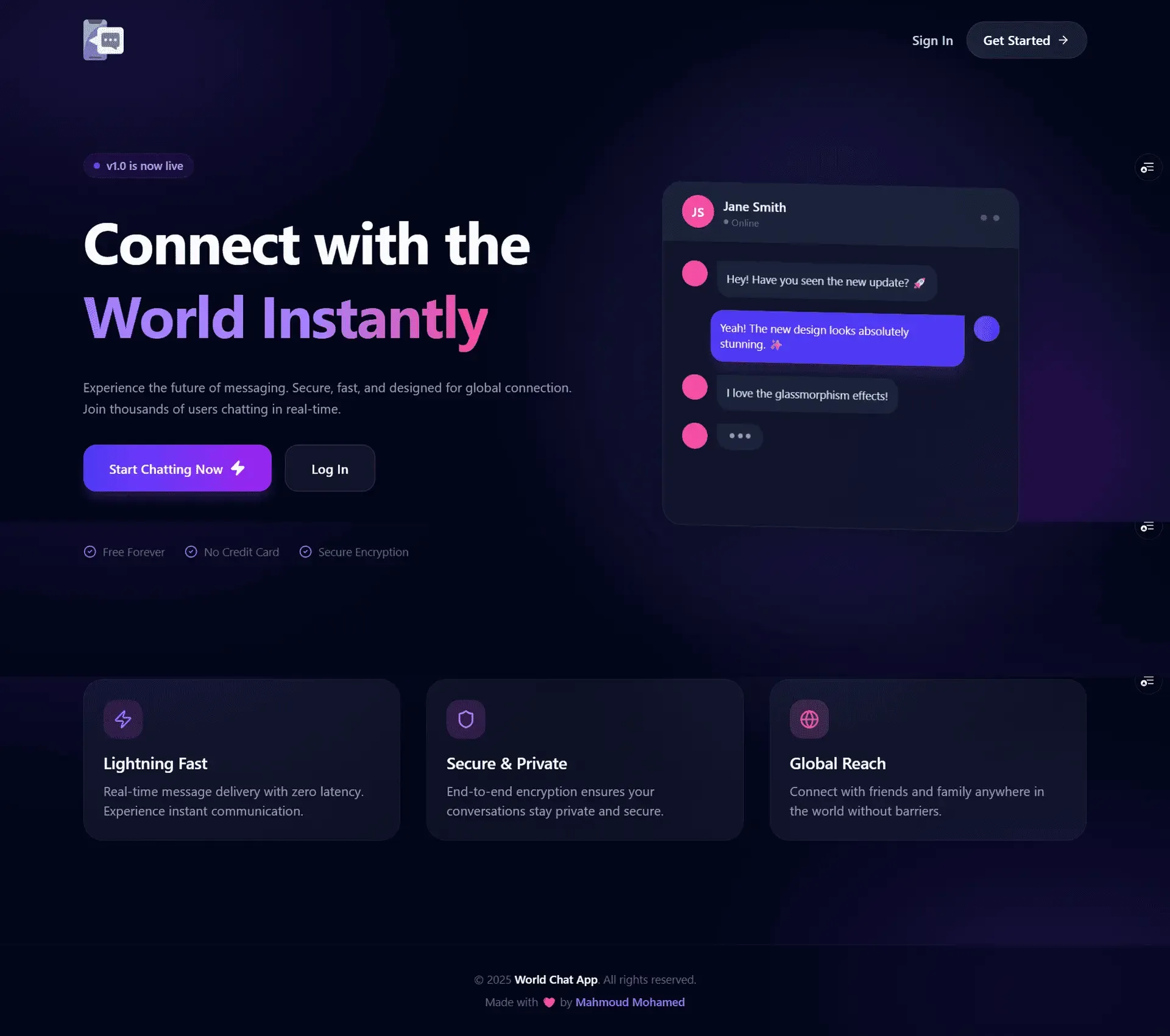 World Chat App
